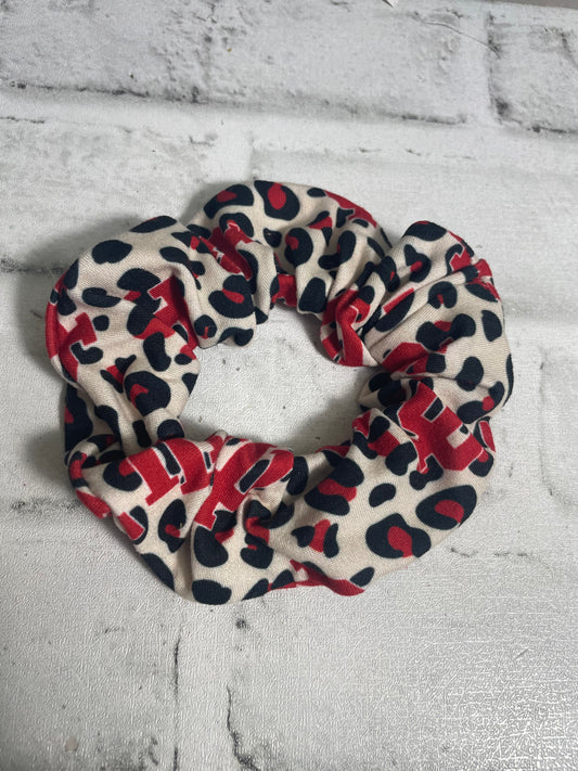 Cheetah Indiana scrunchies