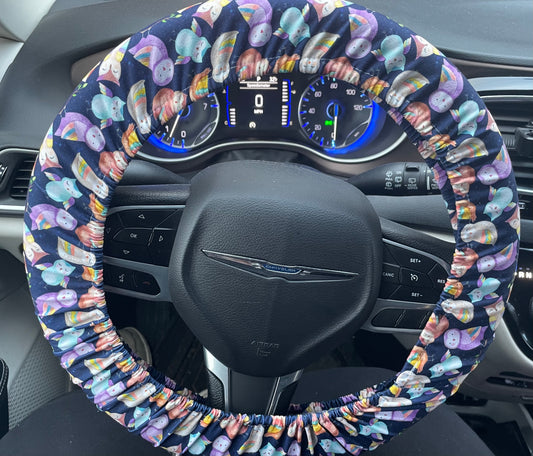 Owl steering wheel cover