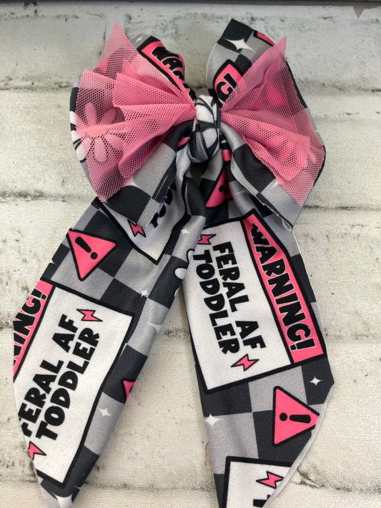 Fetal AF toddler sailor bows