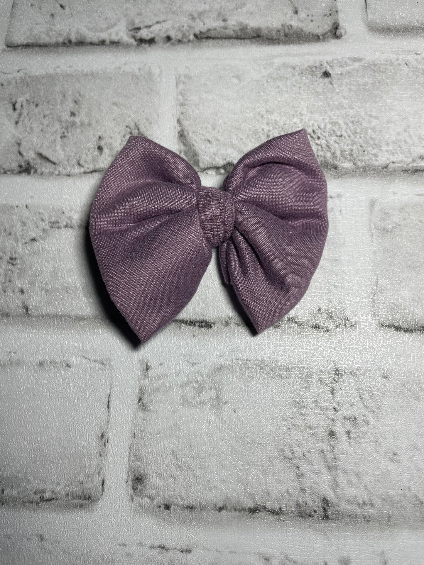 Lavender clip bow