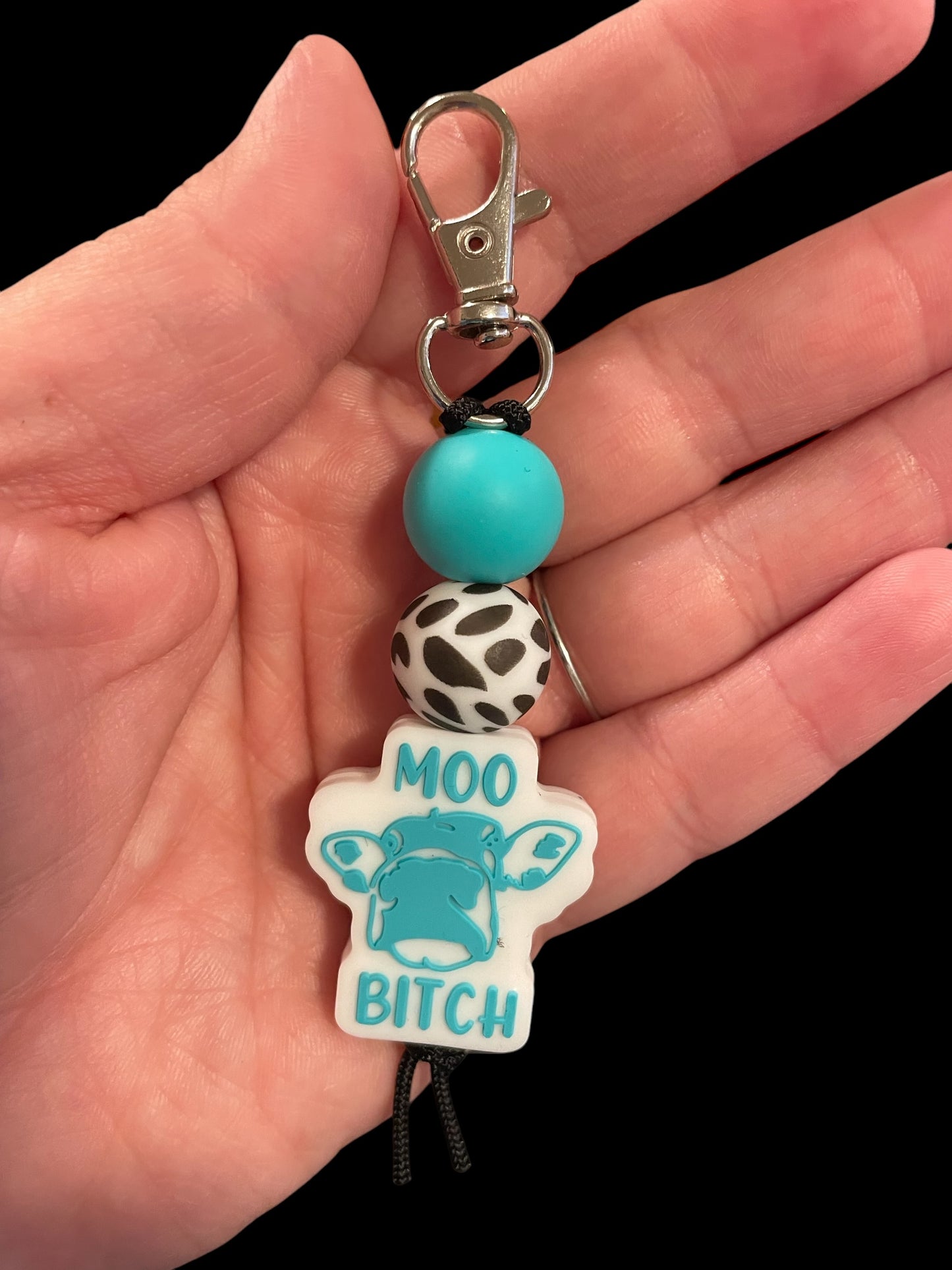 Moo b*tch keychain