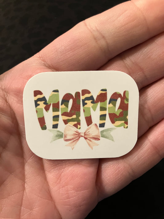 Mama digital camo stickers