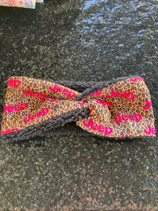 Cheetah off-road adult ear warmer