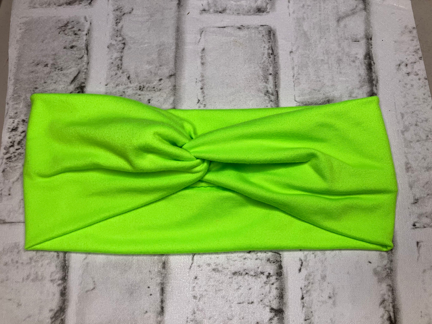Neon green child headbands