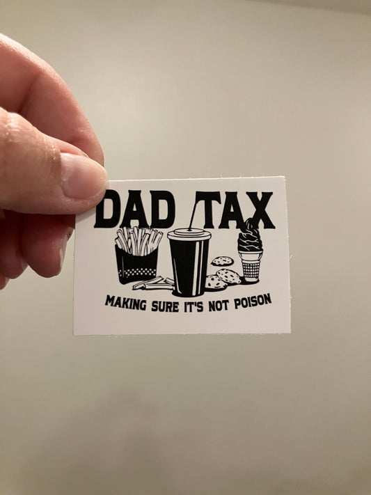 Dad tax stickers