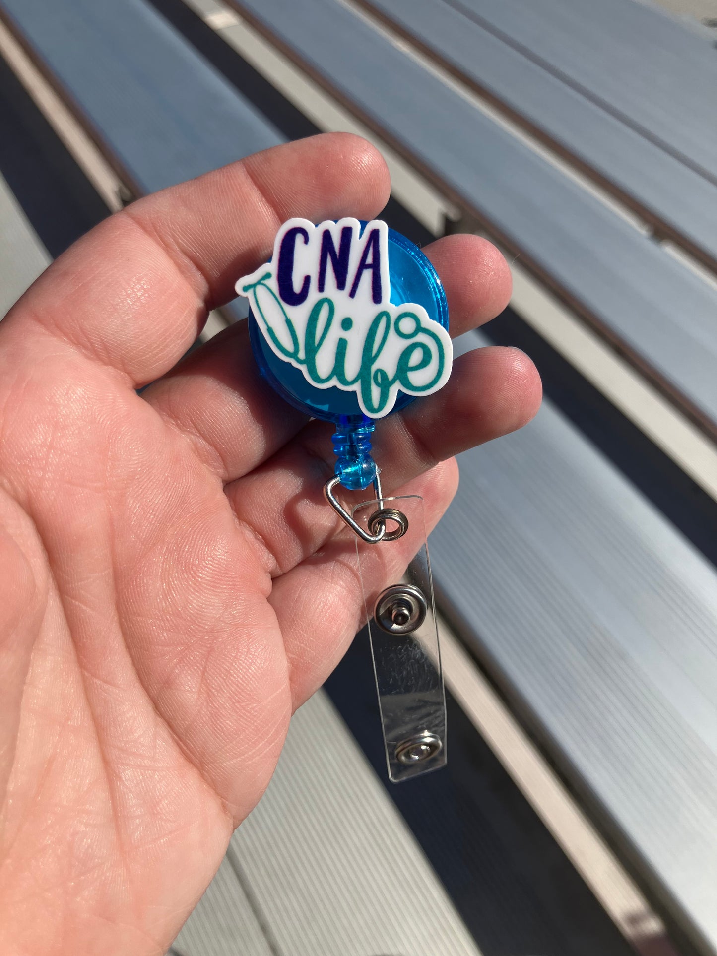 CNA life badge reels coming green blue