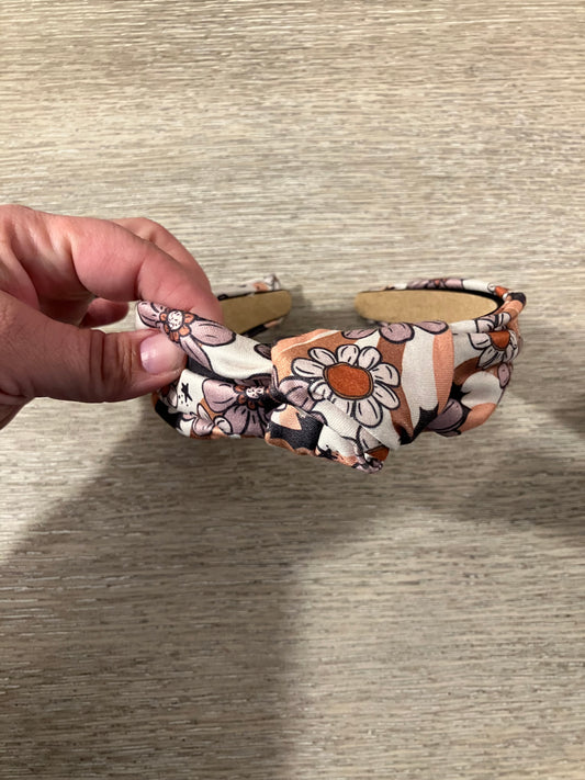 Spooky bats top knot headbands