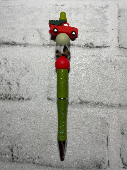 Red truck pen