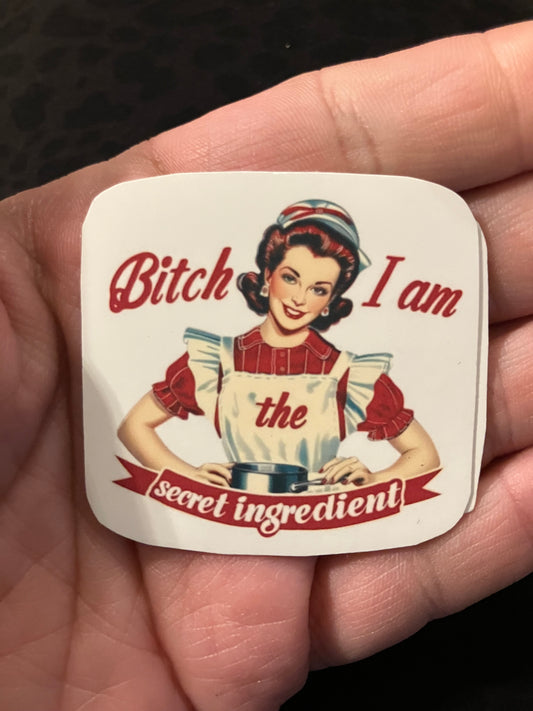 B*tch I am the secret ingredient stickers