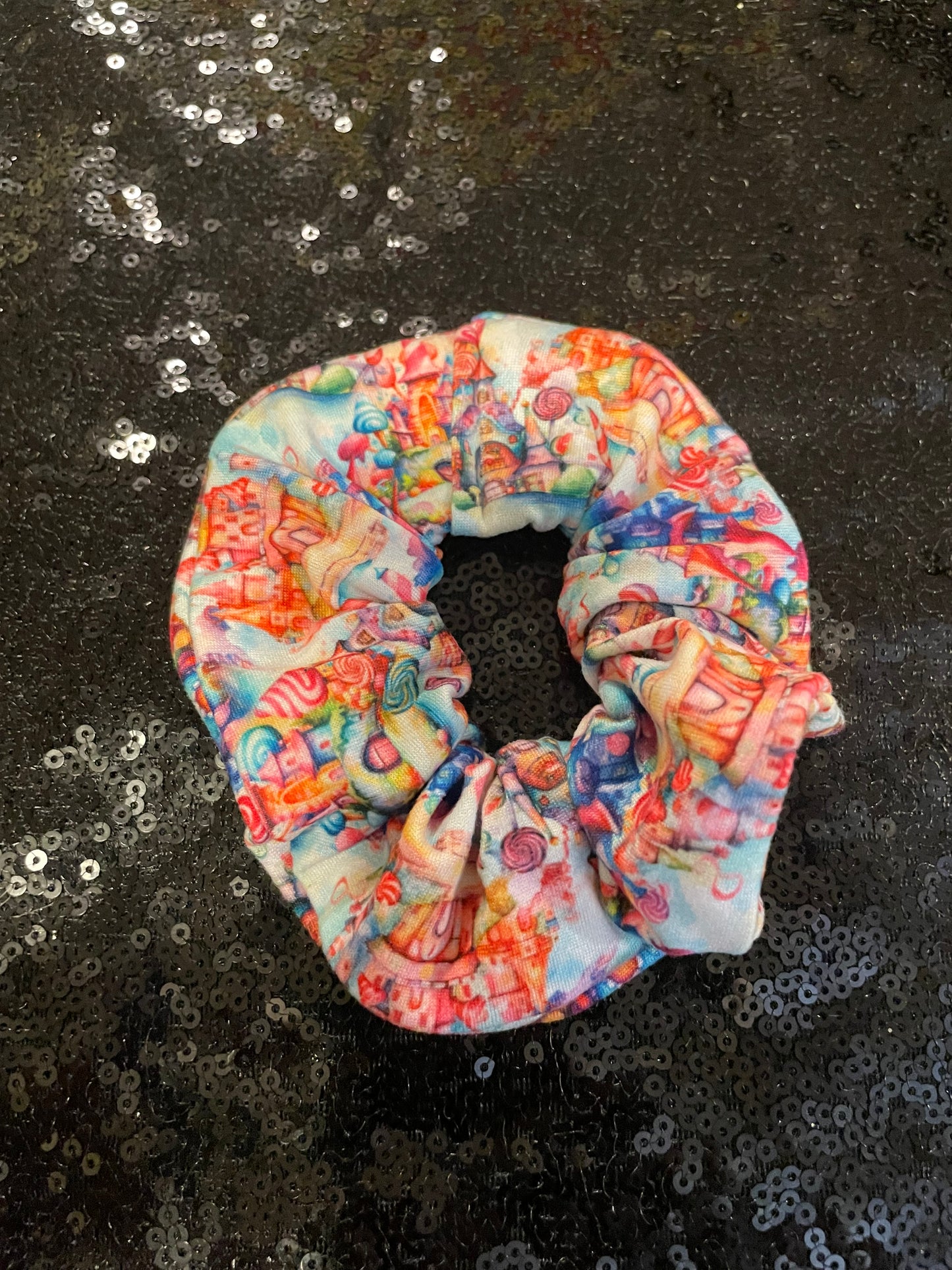 Candyland scrunchies