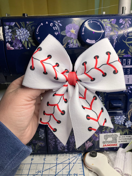 Baseball sailor bows