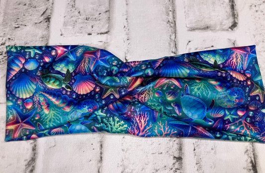 Pastel ocean child headbands