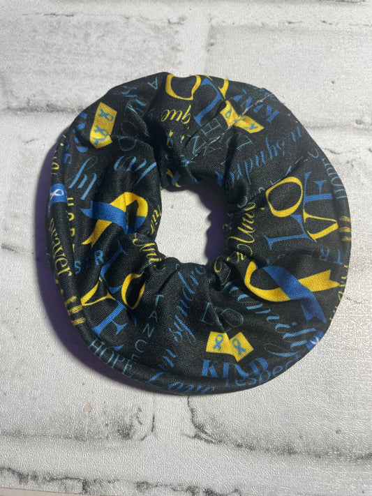 Down’s syndrome scrunchies💜