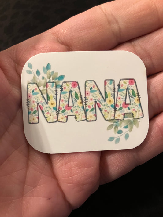 Nana floral stickers