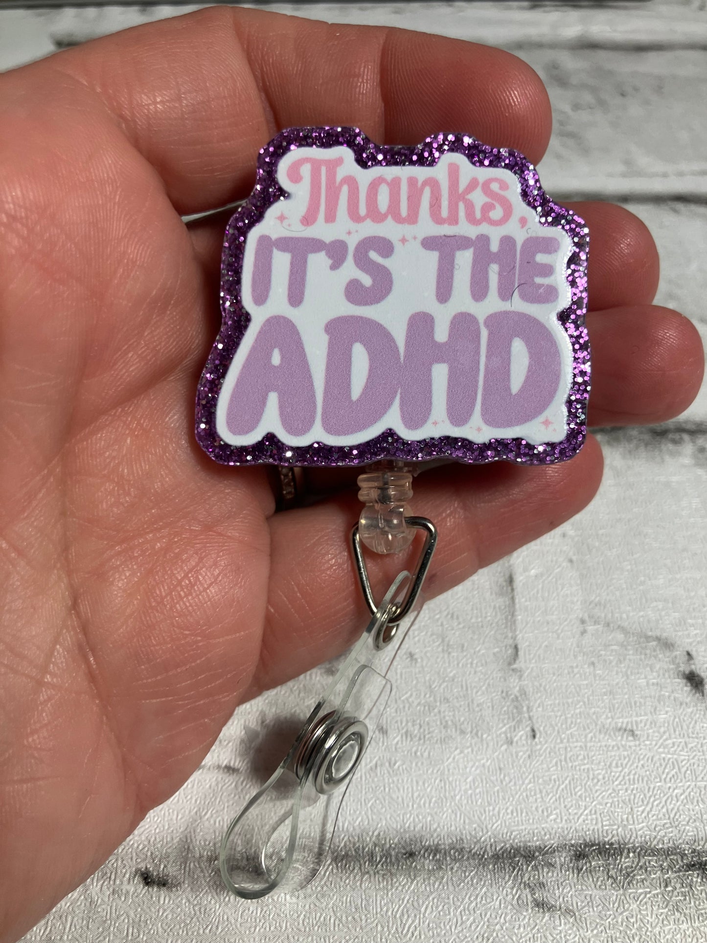 Thanks it’s the ADHD badge reels