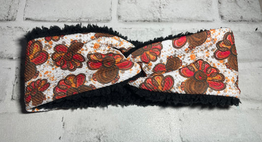 Turkey adult ear warmer💜