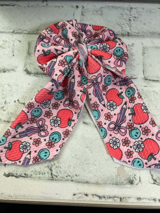 School apple sailor bows