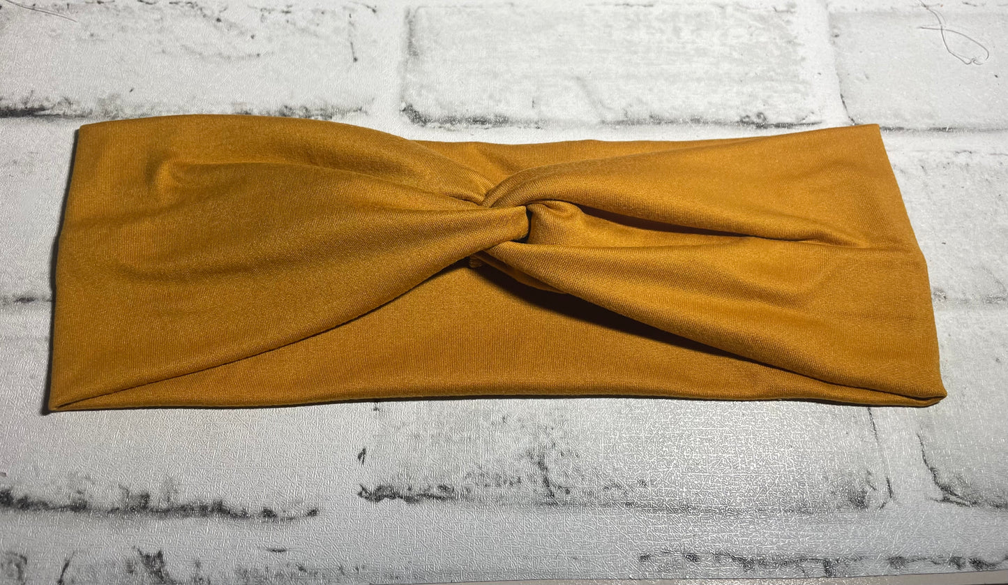 Mustard child headbands