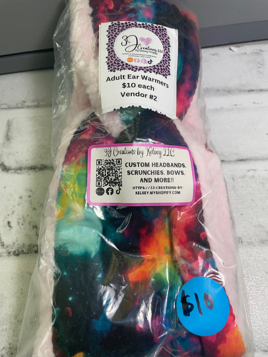 Rainbow smoke adult headband