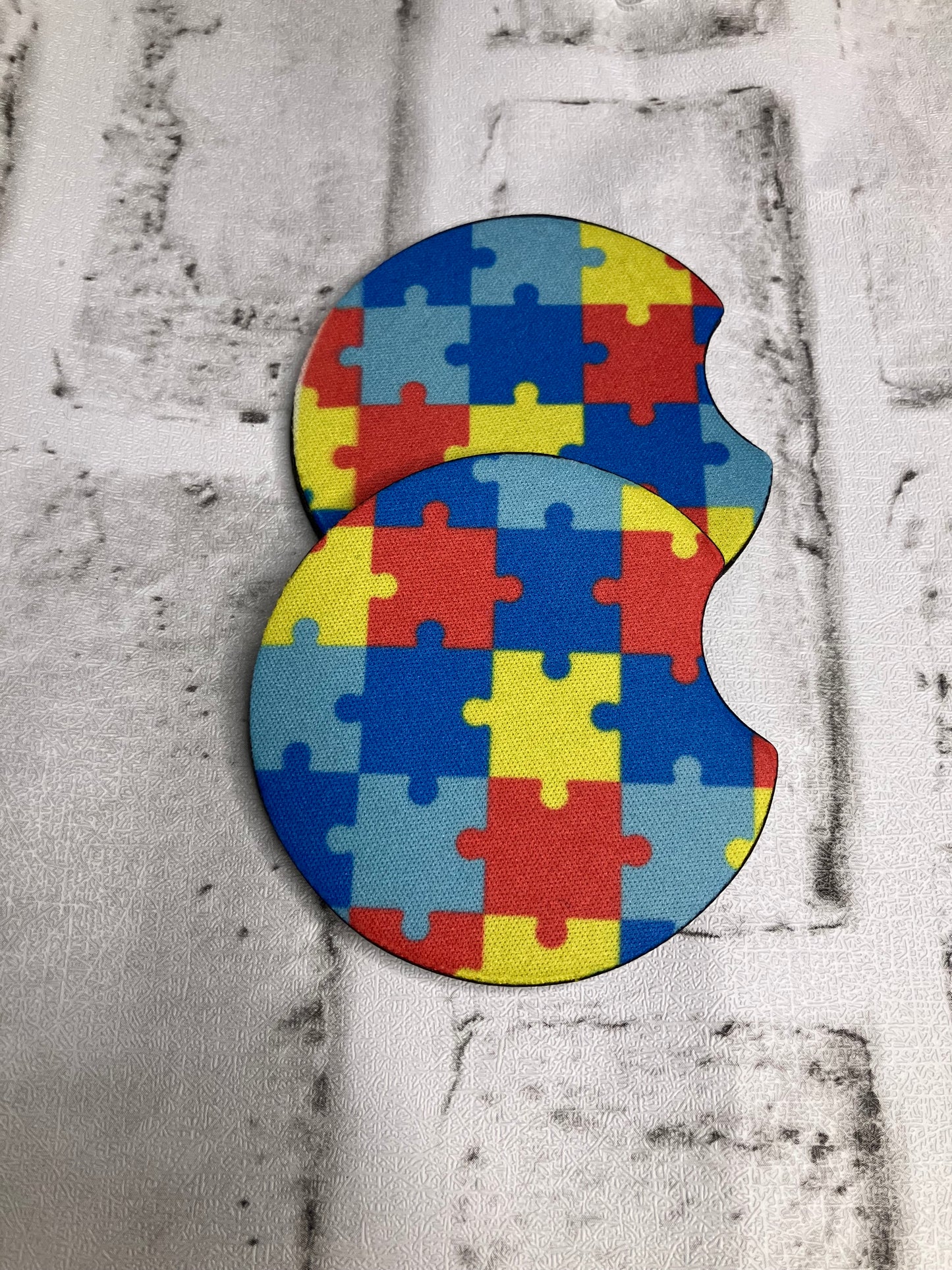 Autism car coasters