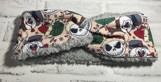 NBC mean guy and snowman adult ear warmer💜