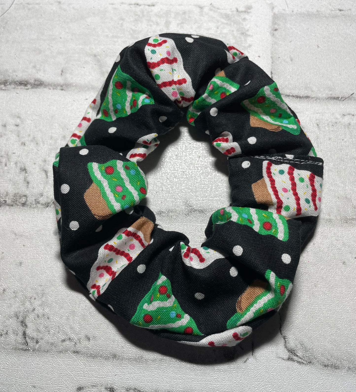 Christmas tree cakes scrunchies