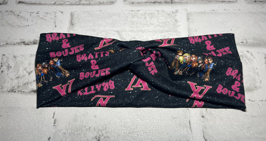 Bratty and Boujee headbands adult⭐️