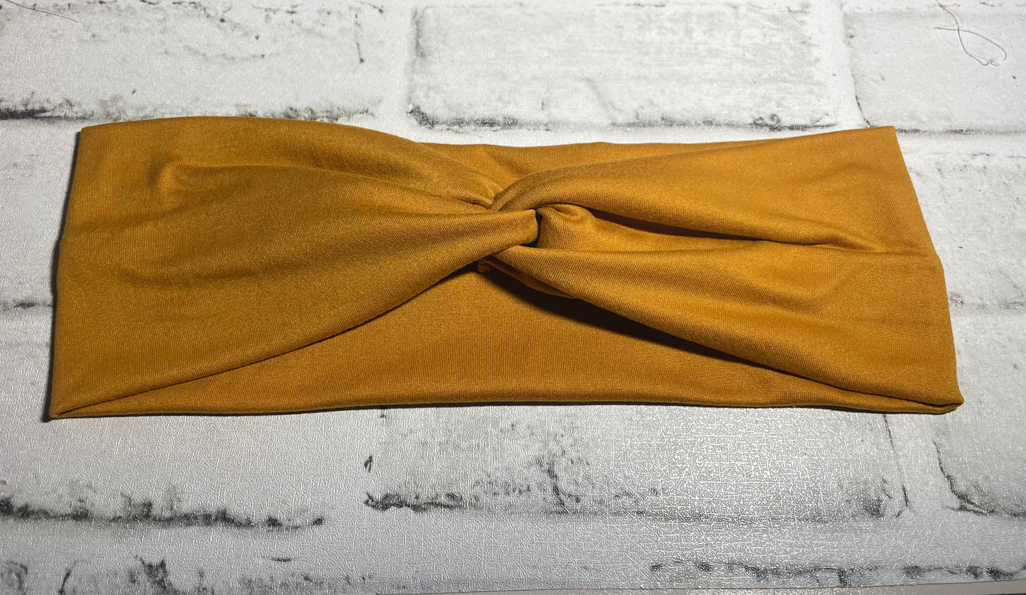 Mustard adult headbands