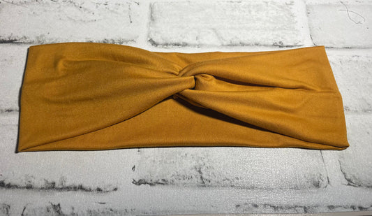 Mustard adult headbands