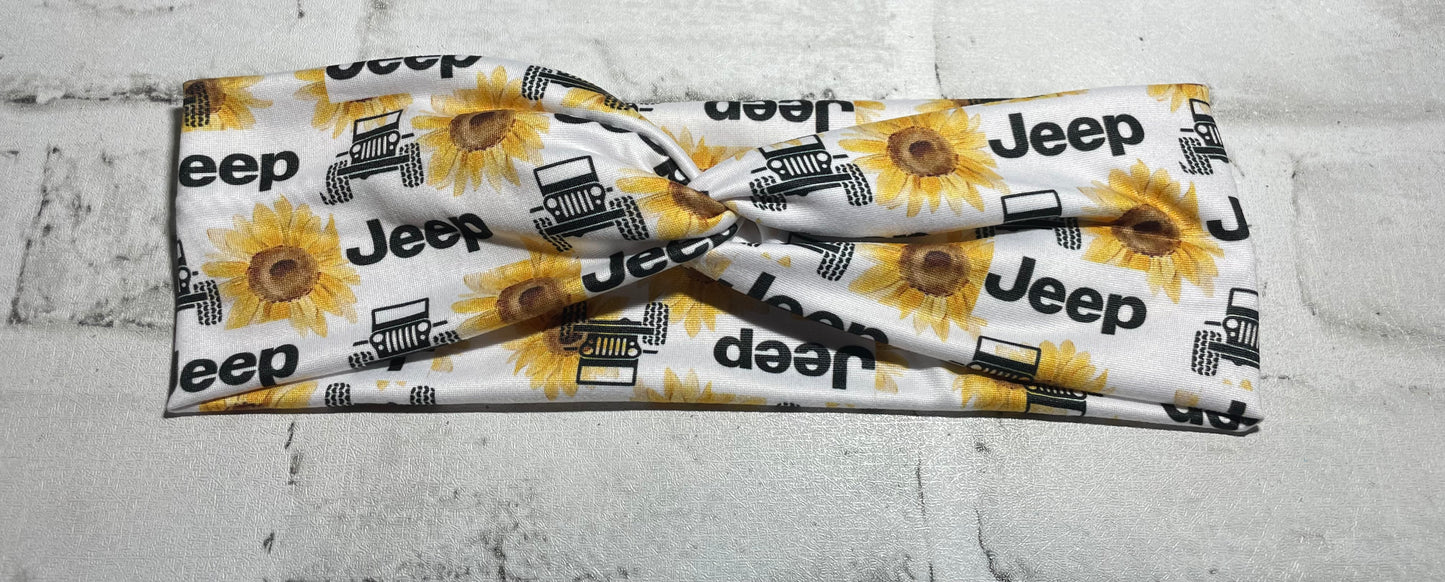 Sunflower offroad child headbands