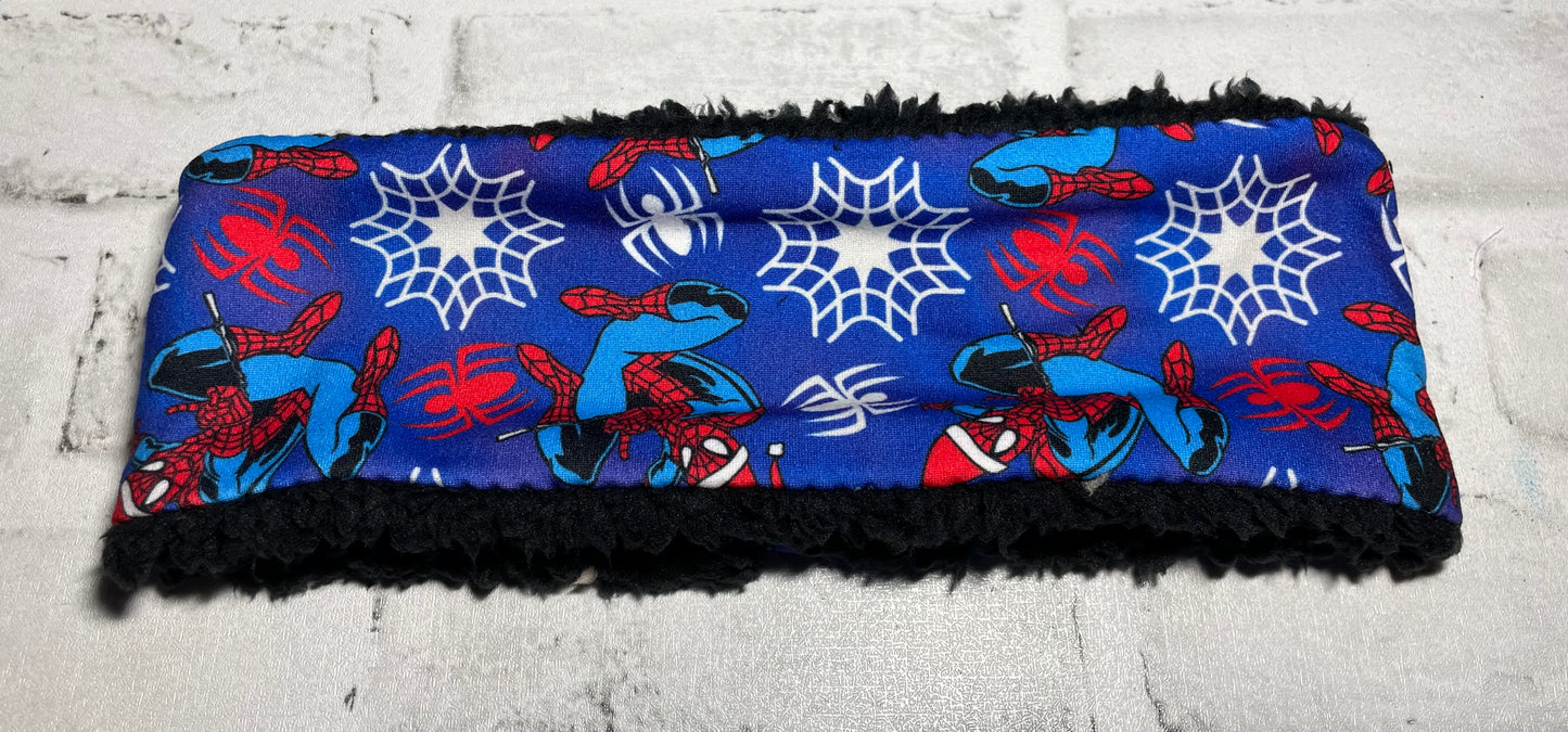 Web red guy snowflake child ear warmer