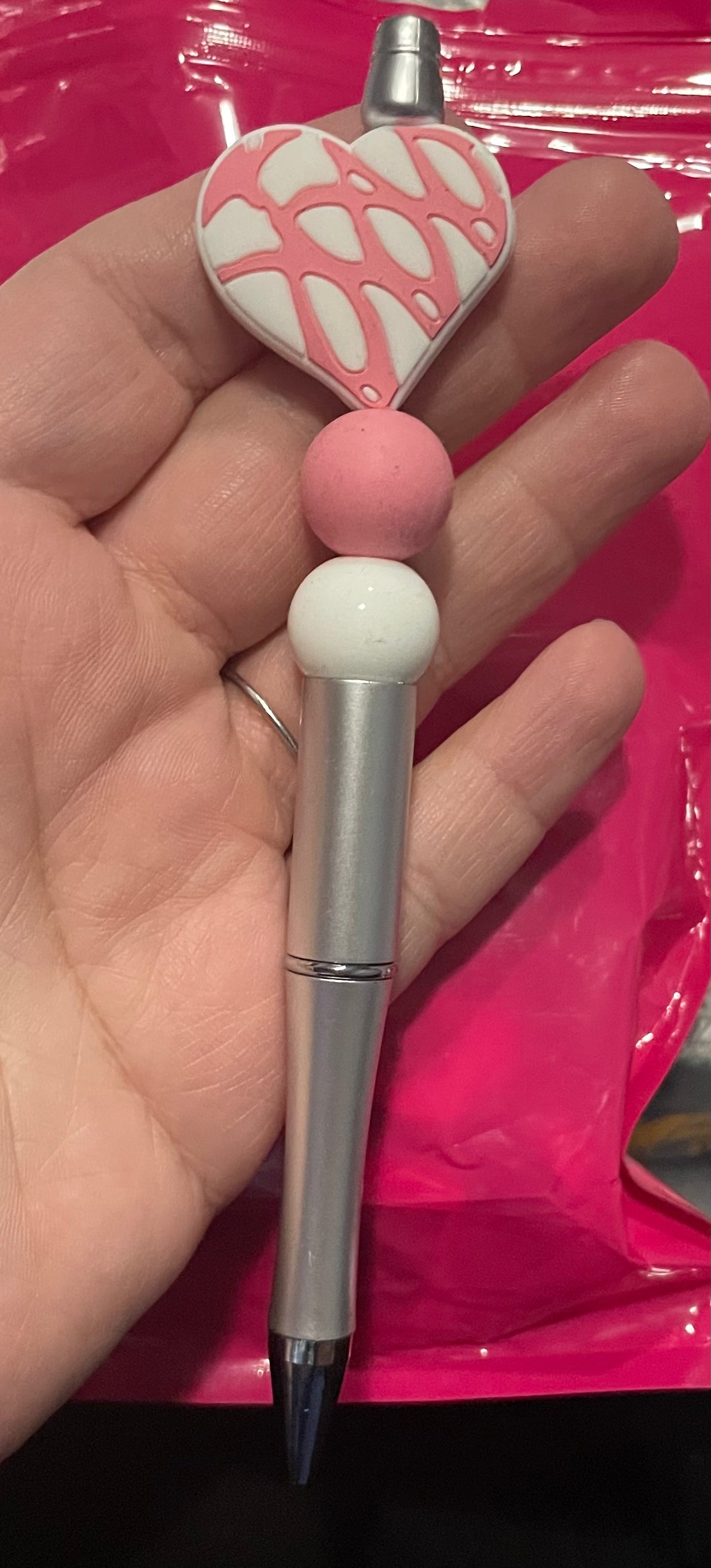 Valentine snack cake pen