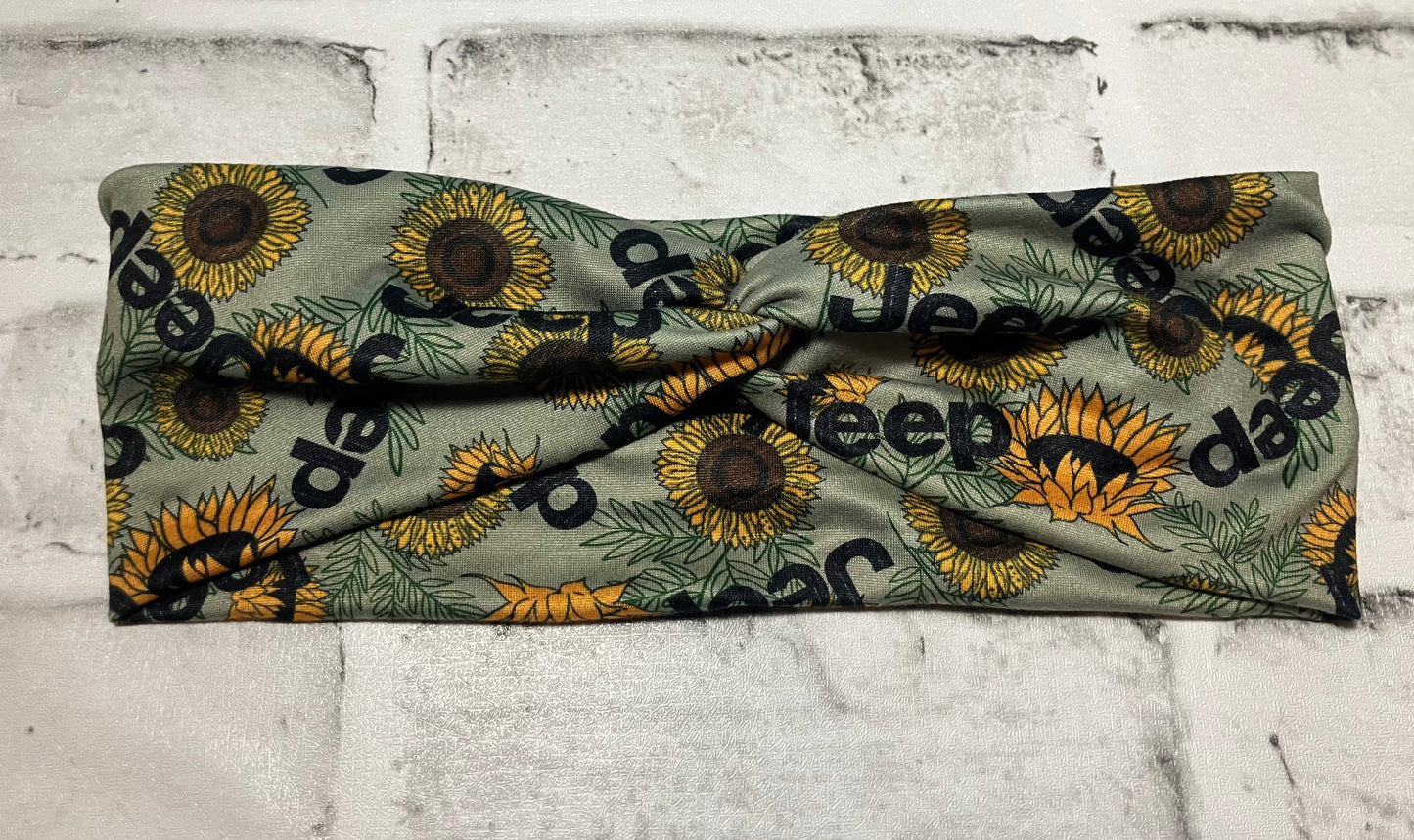 Sunflower off-road child headbands