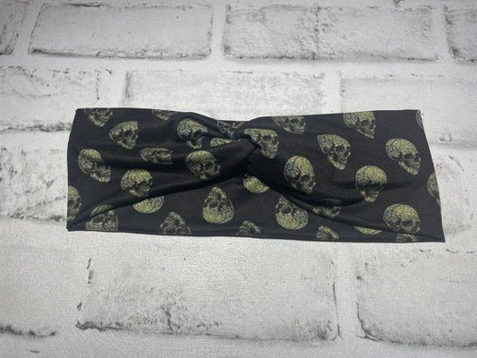 Glitter skulls adult headbands