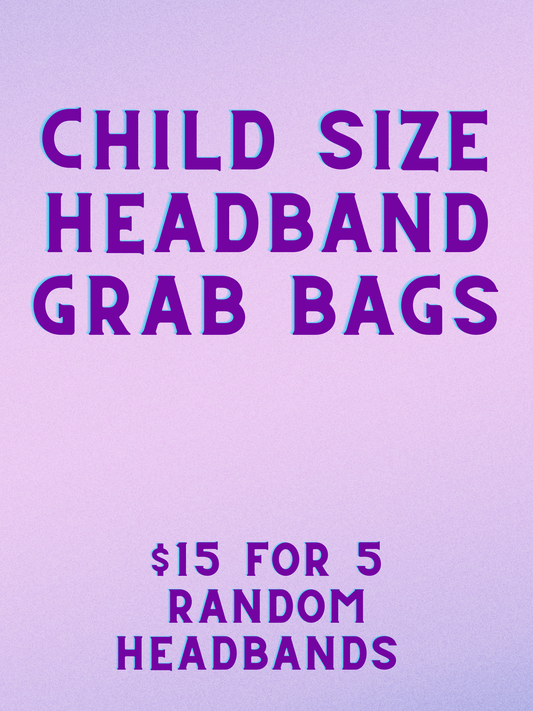 headband child grab bags