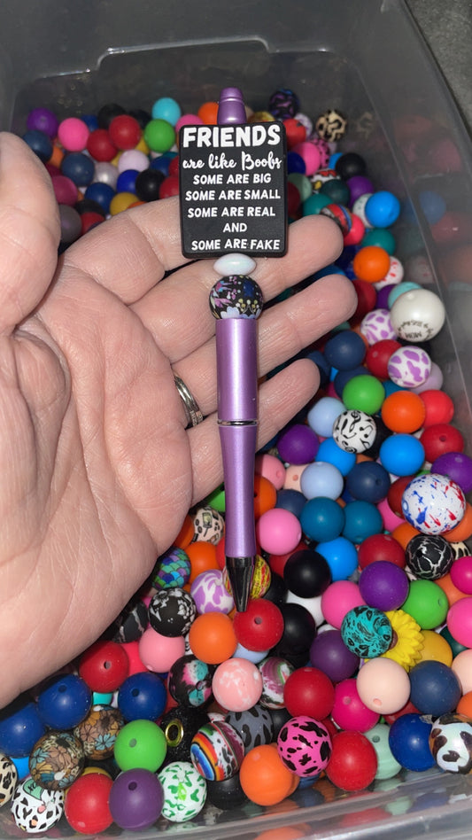 Friends are like boobs pen💜