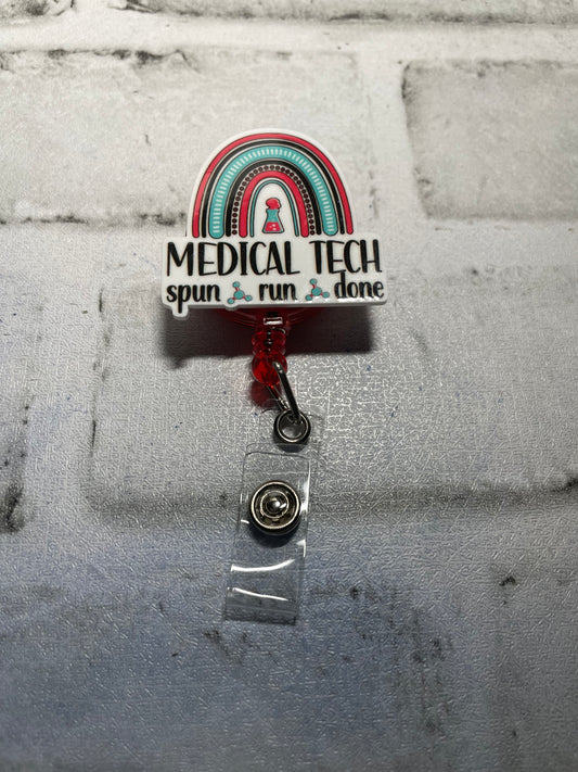 Medical tech badge reel💚