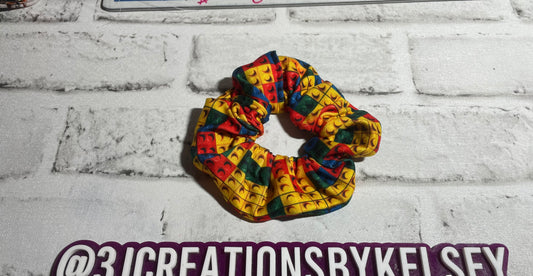 Building block scrunchies🧡