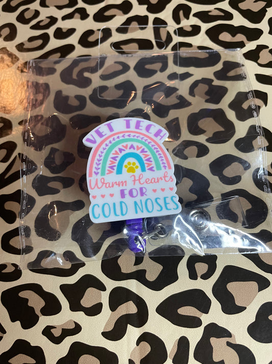 Vet tech badge reel💚